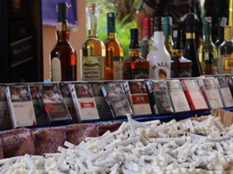 Bea Cukai Jambi Gagalkan Peredaran Rokok dan Miras Ilegal, Sigini Jumlah Barang Bukti dan Nilainya