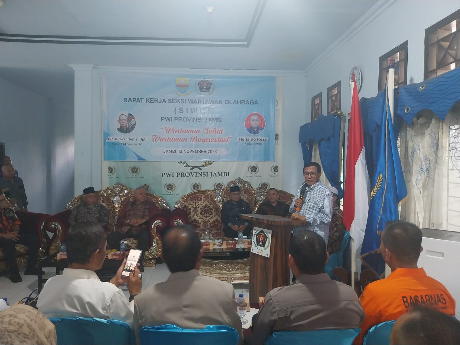 Ketum PWI Pusat Buka Rakerda Siwo Provinsi Jambi