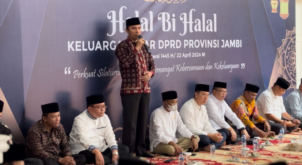 Edi Purwanto Meminta Maaf dalam Acara Halal Bihalal Terakhir Sebagai Ketua DPRD Provinsi Jambi