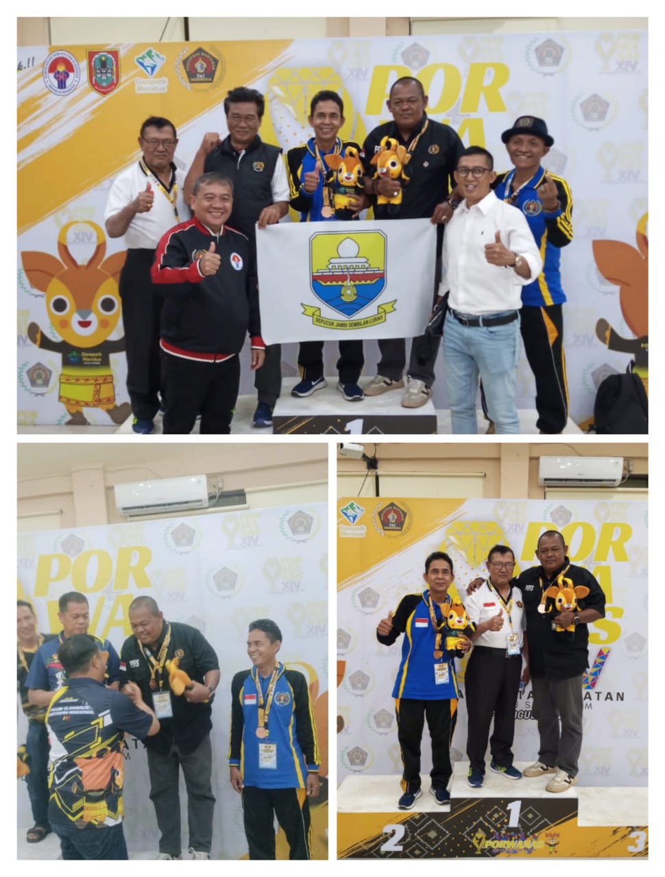 Atlet PWI Jambi Raih 1 Medali Perak Dan 2 Medali Perunggu di Porwanas Banjarmasin.