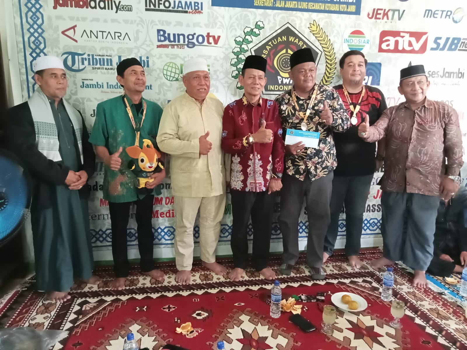 PWI Peringati Maulid Nabi Sekaligus Syukuran Raih Medali PORWANAS