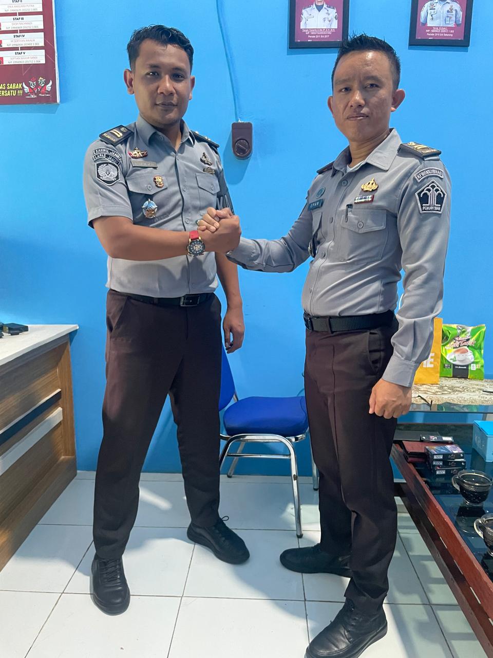 Riko Hamdan S.Tr.Pas., M.H. Gantikan Epan Arisandi, A.Md.P., M.H. sebagai KPLP Lapas Narkotika Muara Sabak