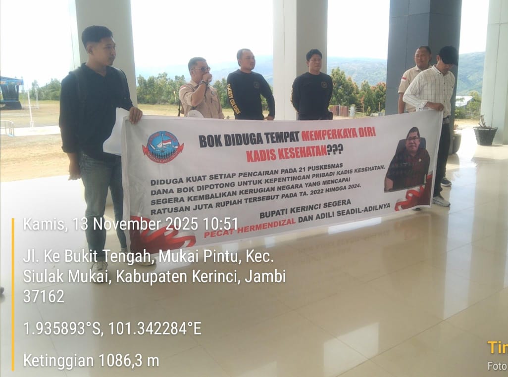 Dugaan Korupsi BOK Kesehatan, LSM Petisi sakti Tuntut Bupati Pecat Hermendizal