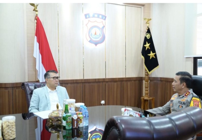 Kapolda Jambi Sambut Kunjungan Silaturahmi Anggota DPR RI Dapil Jambi, DR H Sy Fasha