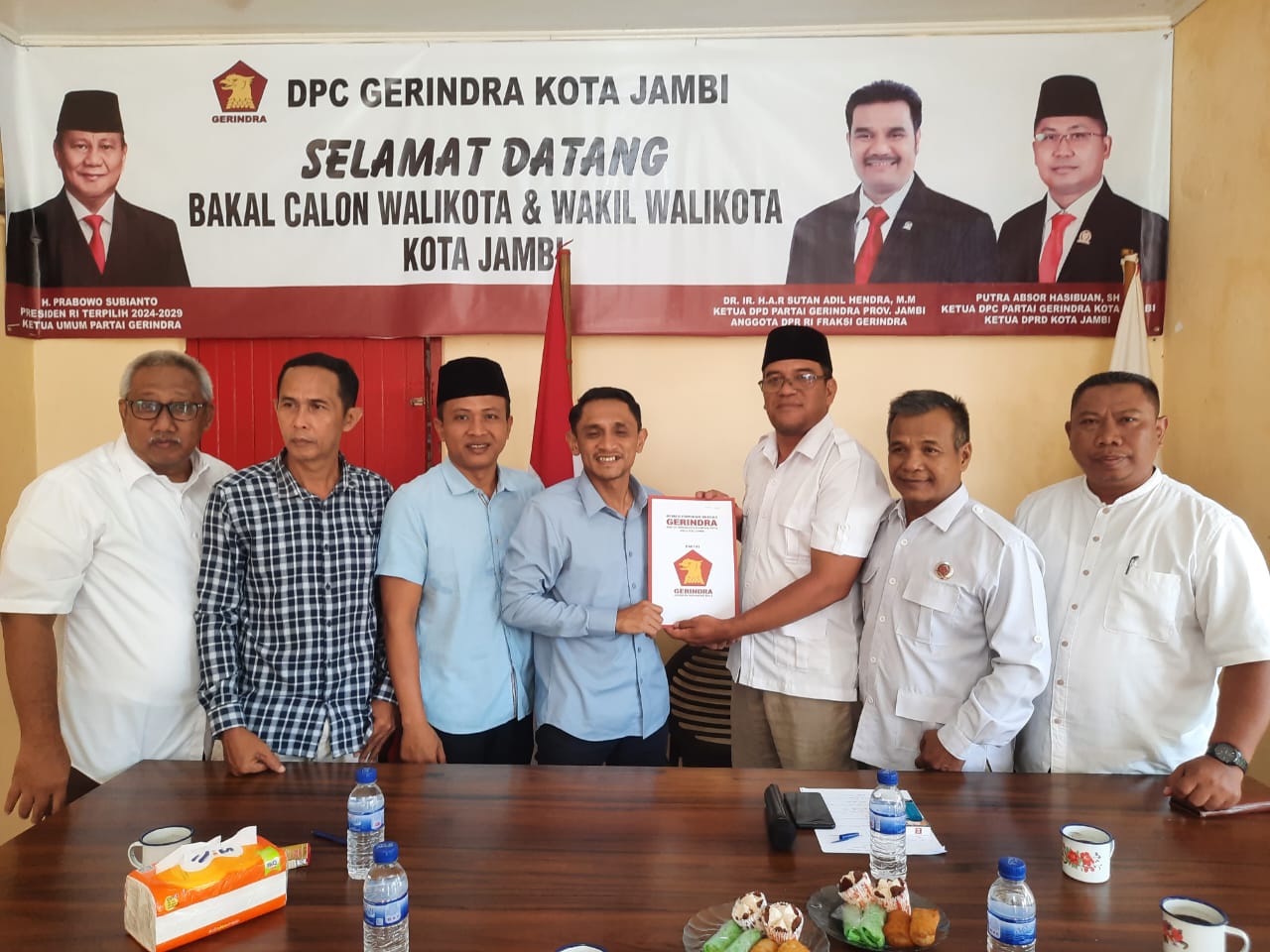 Cawako Eko Setiawan jadi Pendaftar Pertama, Optimis Diusung Gerindra di Pilwako 2024