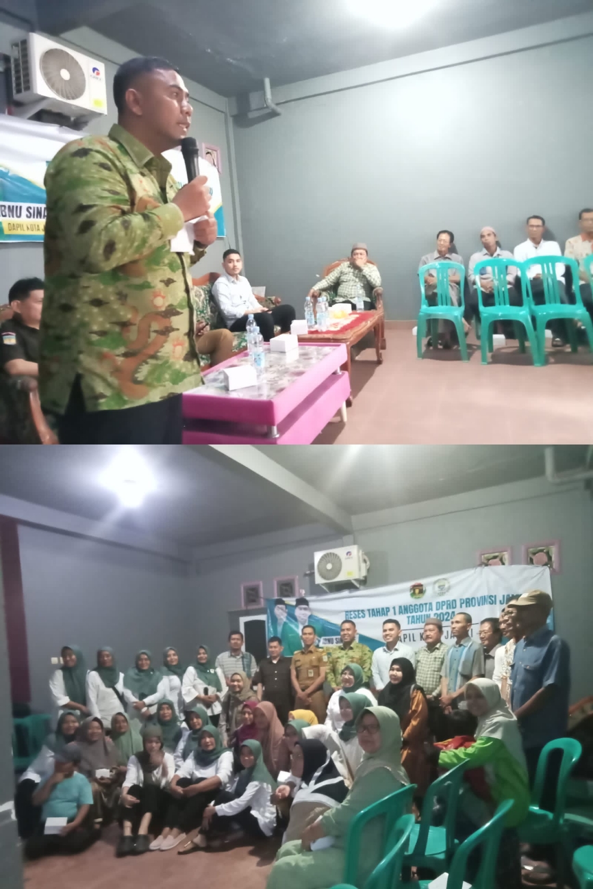 Anggota DPRD Provinsi Jambi, Ibnu Sina Reses Ke Kelurahan Kenali Besar