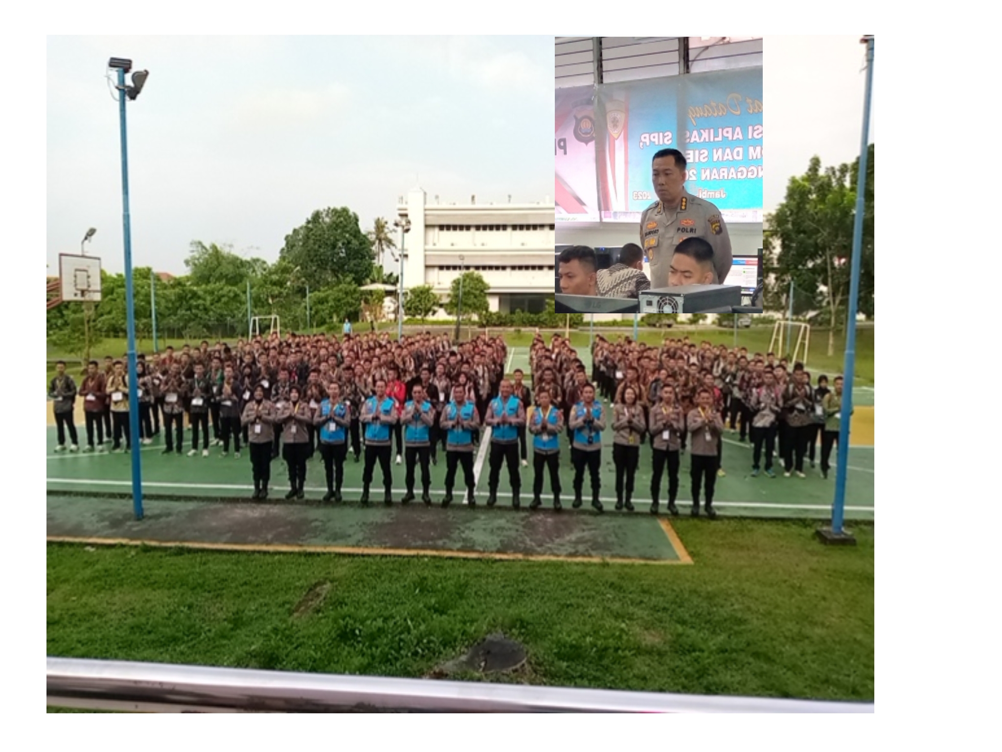 Ujian CAT Akademik CASIS Polri Panda Polda Jambi Diwarnai Kejutan Ulang Tahun untuk Karo SDM