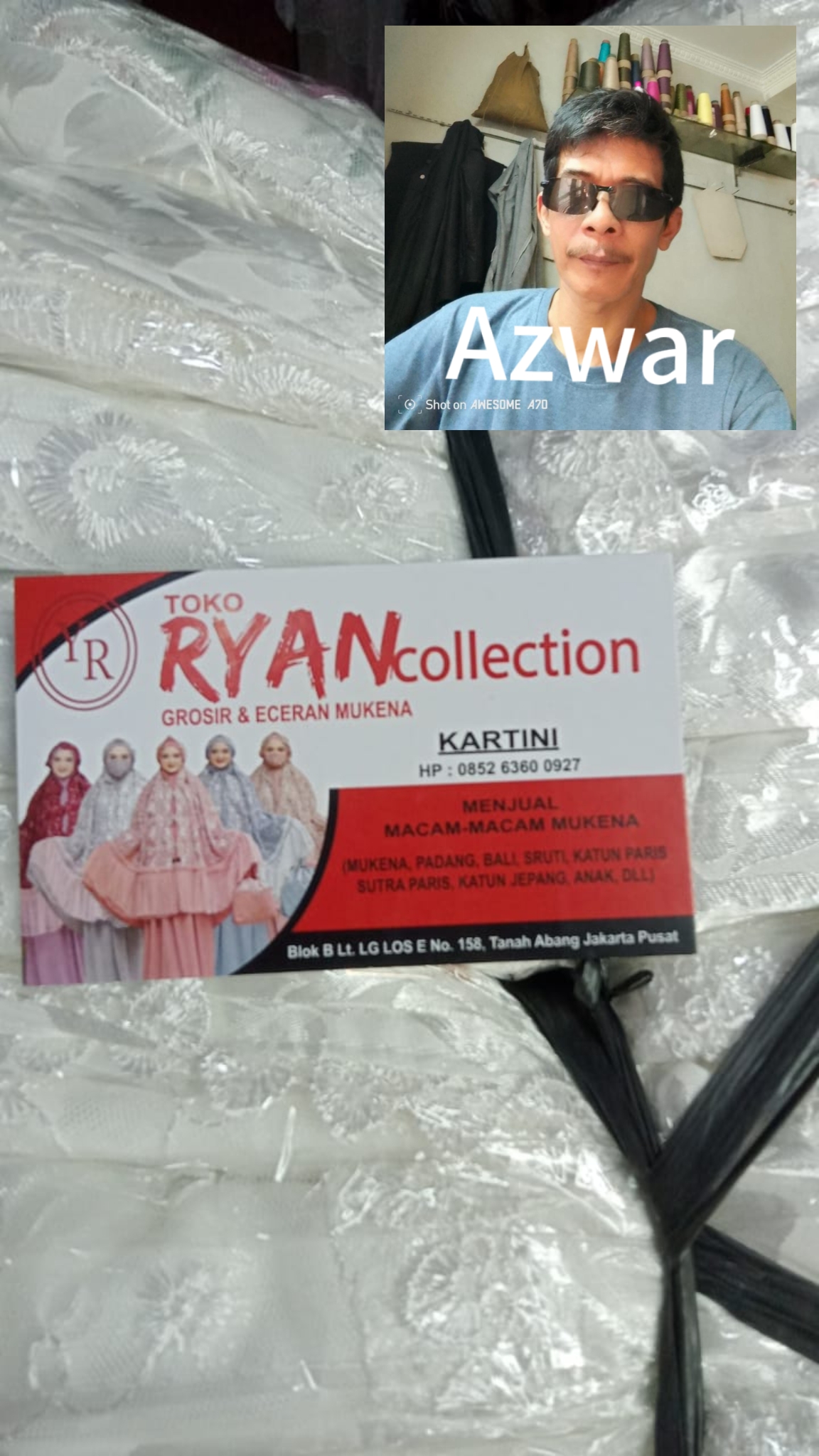 Toko Rian Mukenah, Sentra Grosir dan Jahit Eksklusif di Tanah Abang Milik Azwar Asal Pariaman