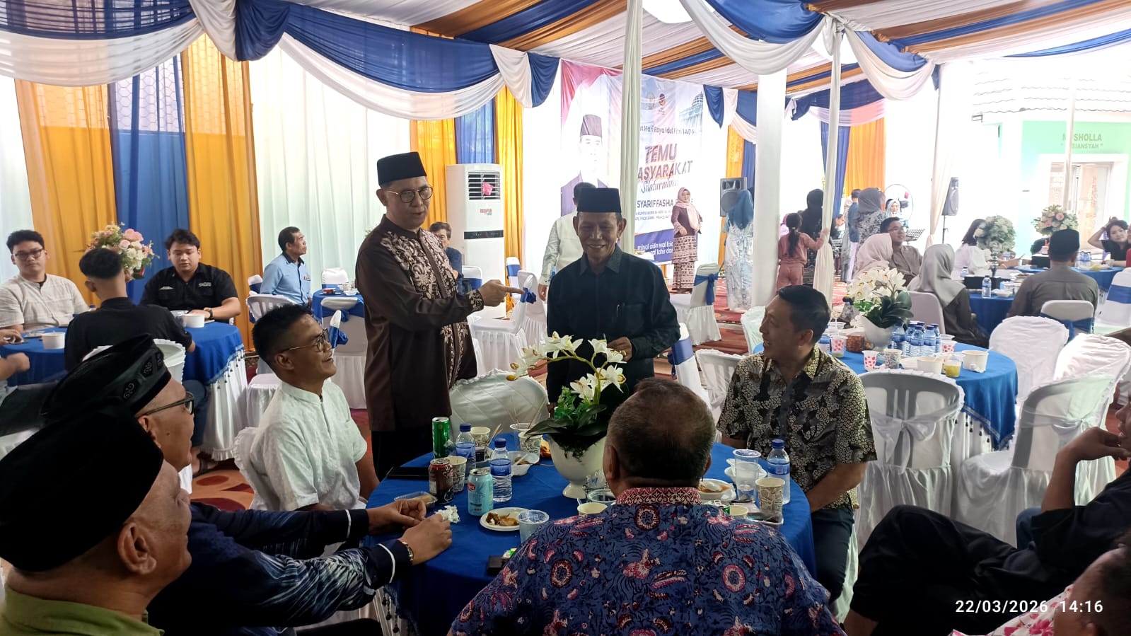 Ketua PWI Hadiri Halal Bihalal SY Fasha