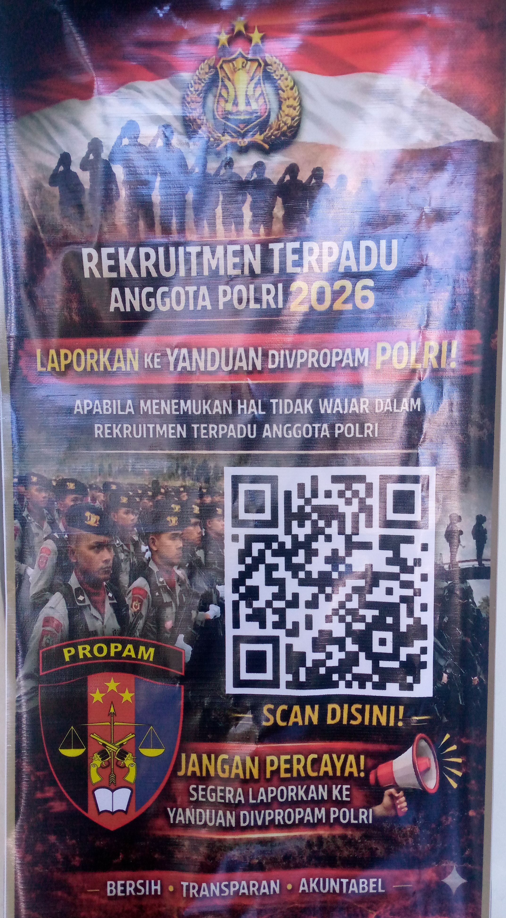 Temukan Kejanggalan Tes Polisi? Scan Barcode Mabes Polri untuk Pengaduan