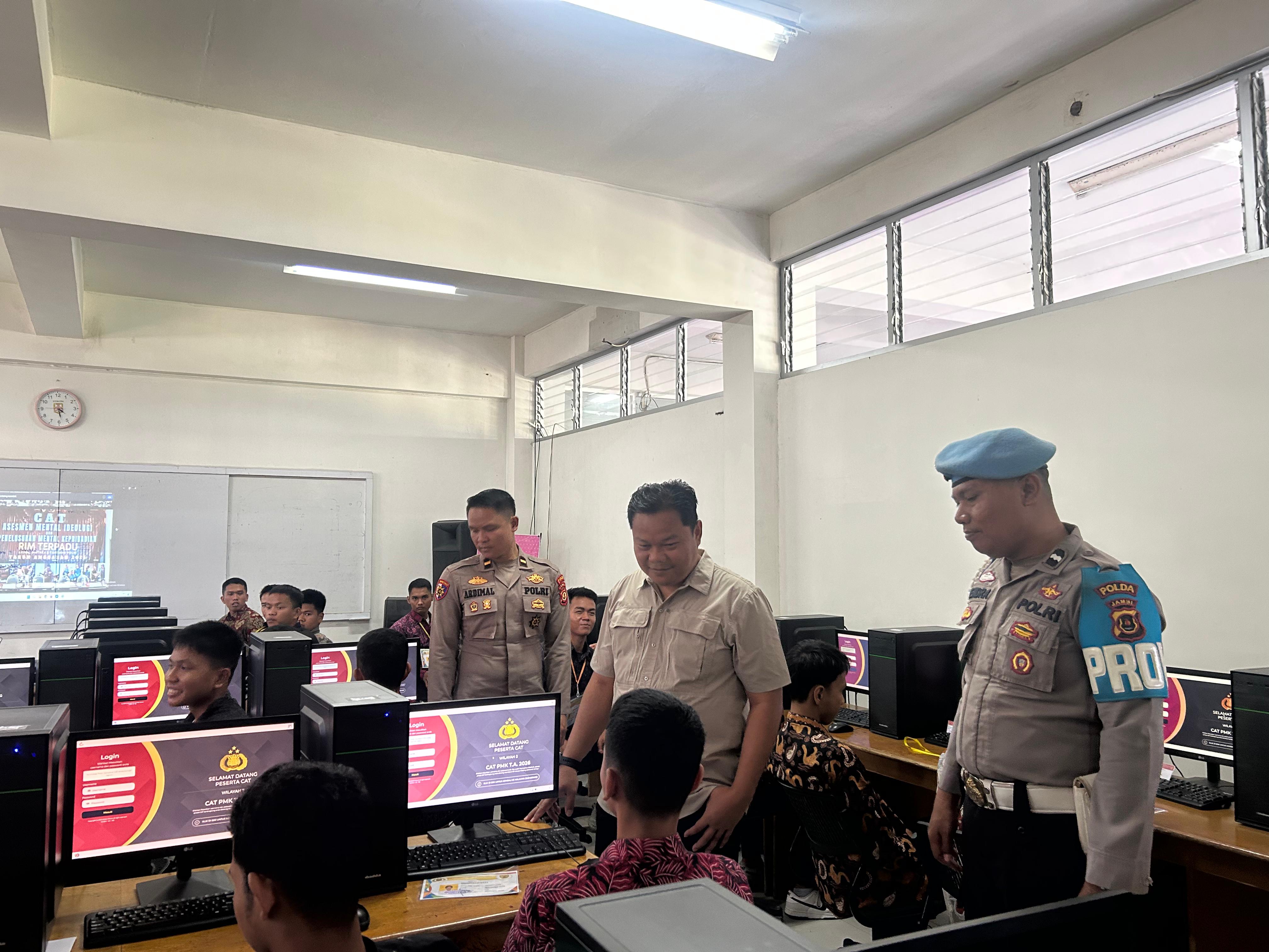 Propam Mabes Polri Awasi Langsung Seleksi Penerimaan Polri Panda Polda Jambi TA 2026