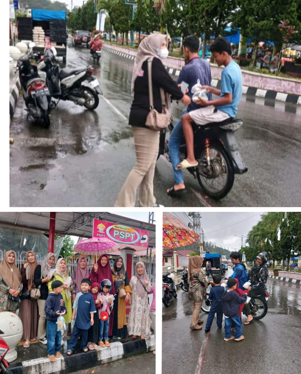 Paud terpadu  Annisa kota sungai penuh berbagi takjil gratis