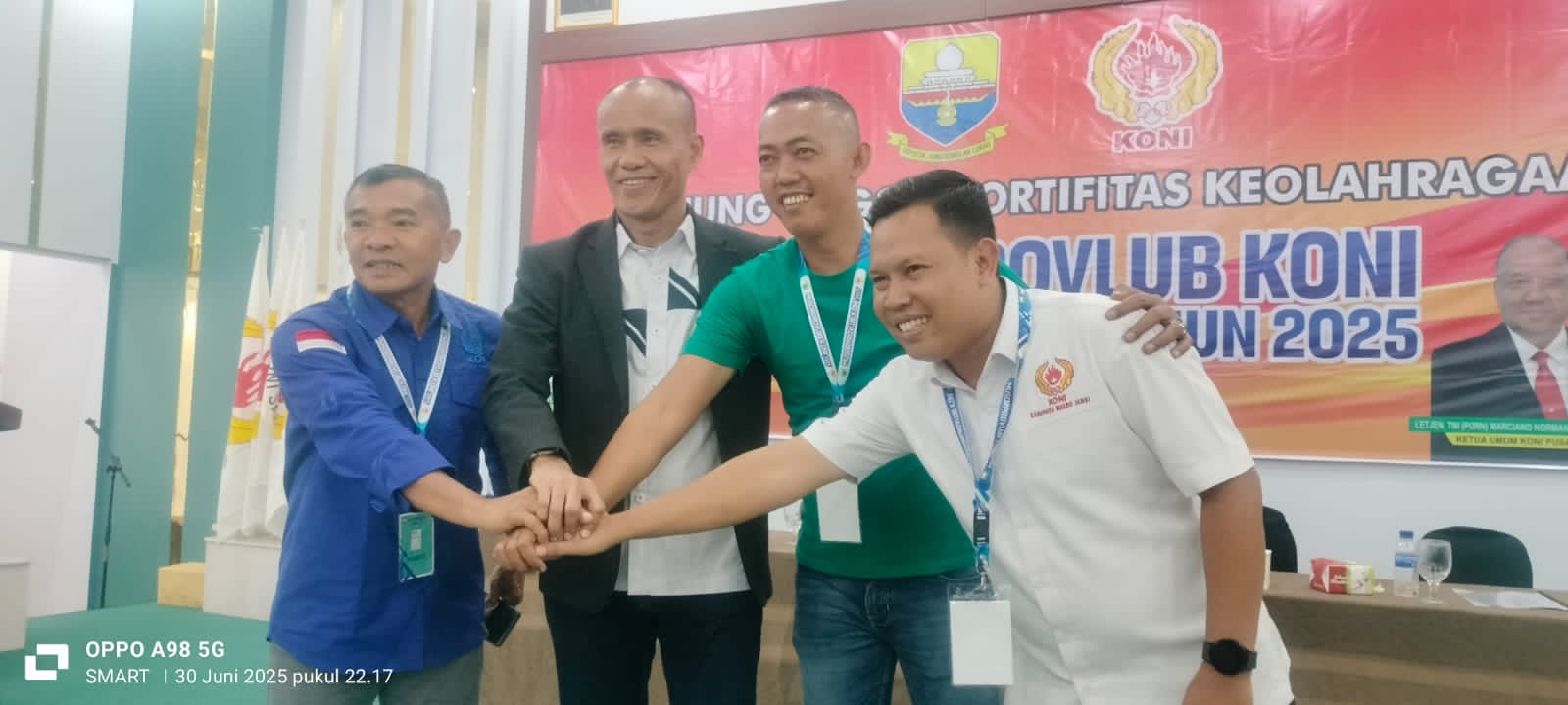 Mat Sanusi Terpilih Jadi Ketua KONI Provinsi Jambi 2025–2029: Didukung 3 KONI Kabupaten/Kota dan 38 Cabor