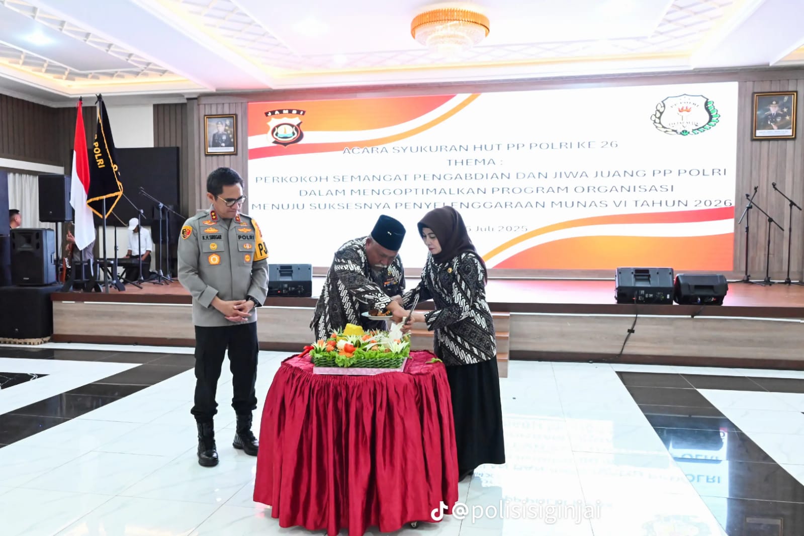Irjen Pol (Purn) Drs. H. Bambang Suparsono Resmi Dilantik Sebagai Ketua PP Polri Jambi 2024–2029