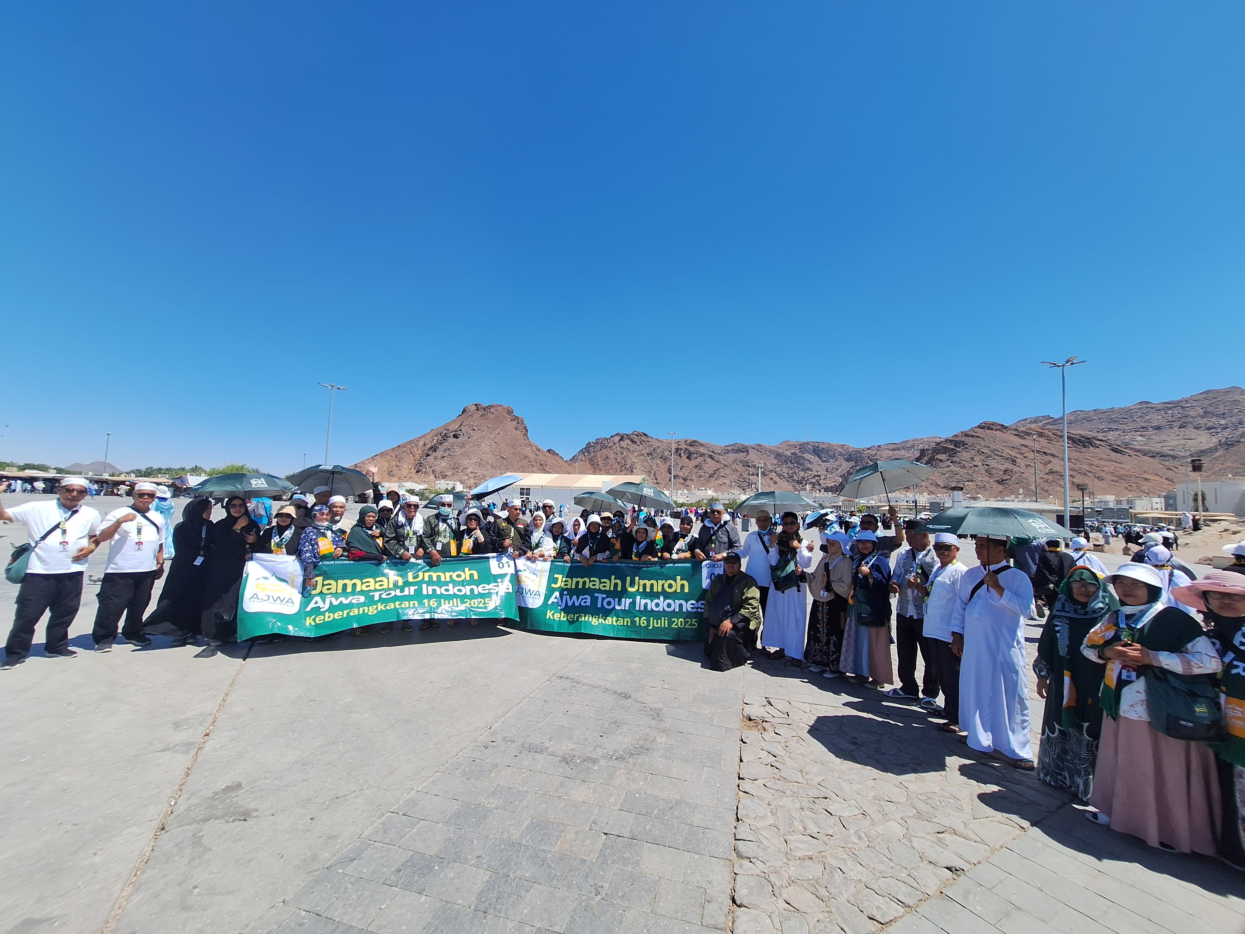 60 Jamaah Umroh Ajwa Tour Sehat dan Khusyuk di Madinah, Ustadz Handy Kirim Doa untuk Jurnalis Detektif