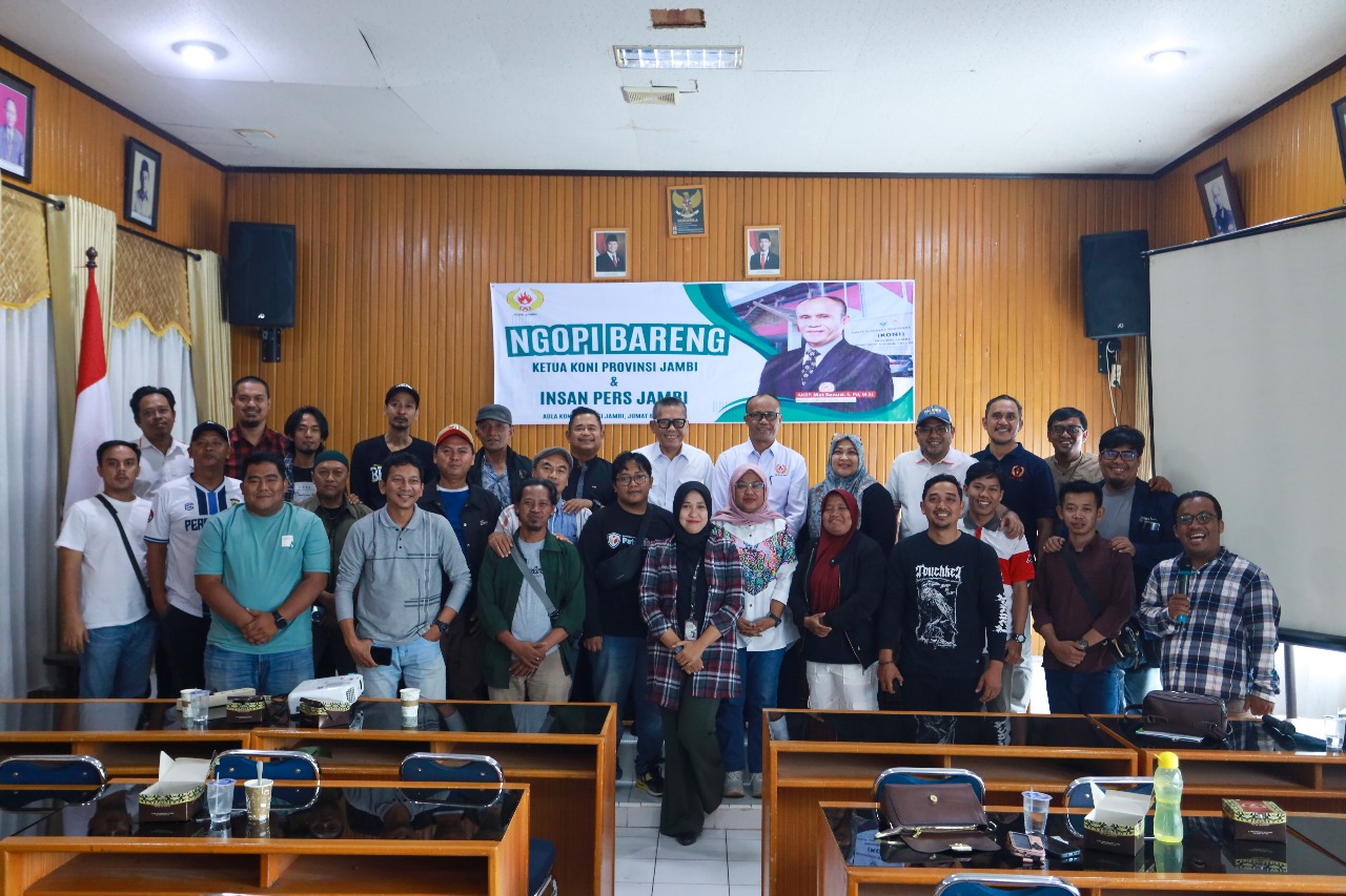 Ngopi Bareng Ketua KONI Jambi: Jalin Sinergi dengan Insan Pers untuk Majukan Olahraga