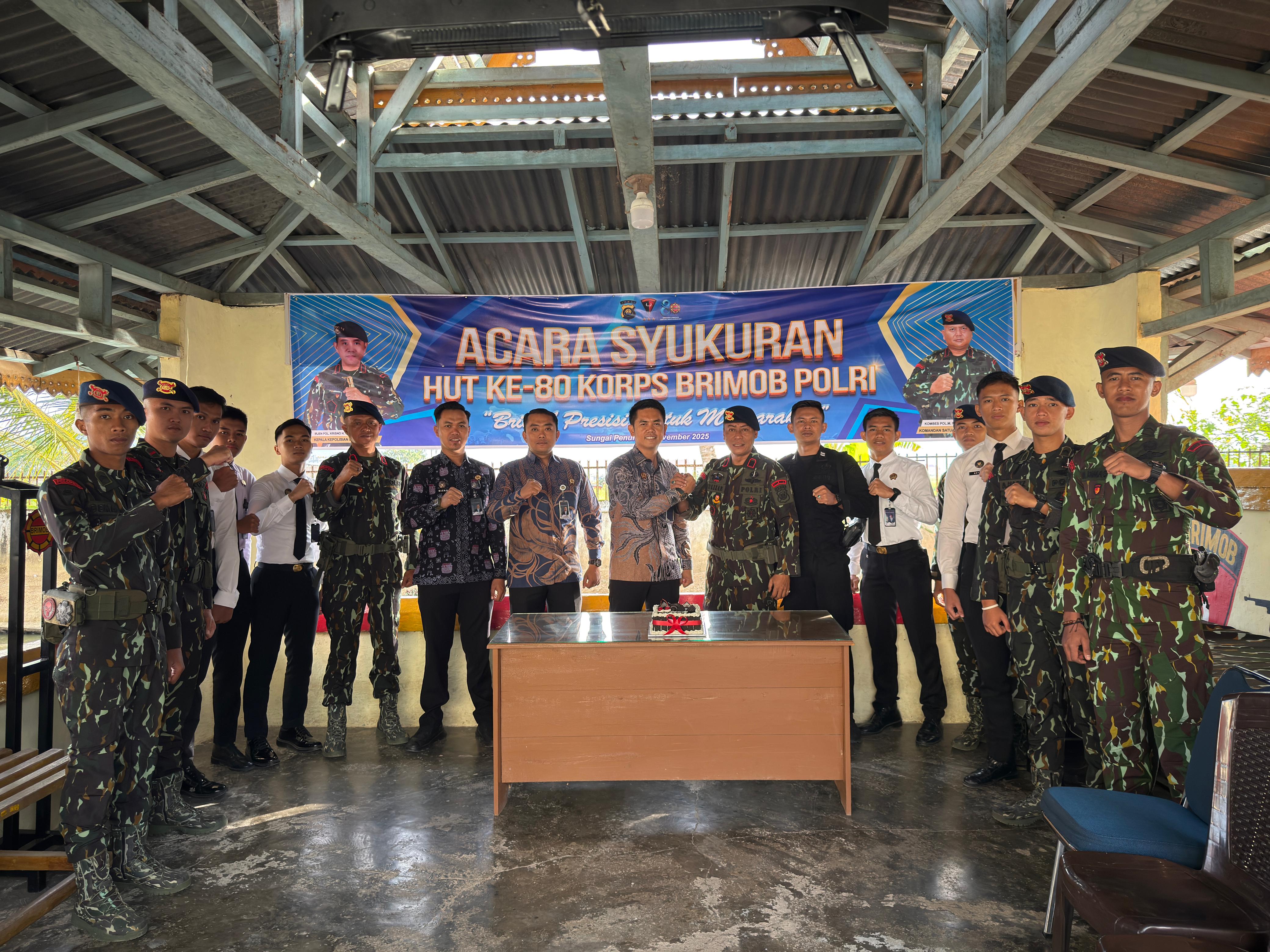 Merayakan Sinergi dan Kebersamaan: HUT Brimob ke-80 di Kompi Brimob Kerinci/Sungai Penuh