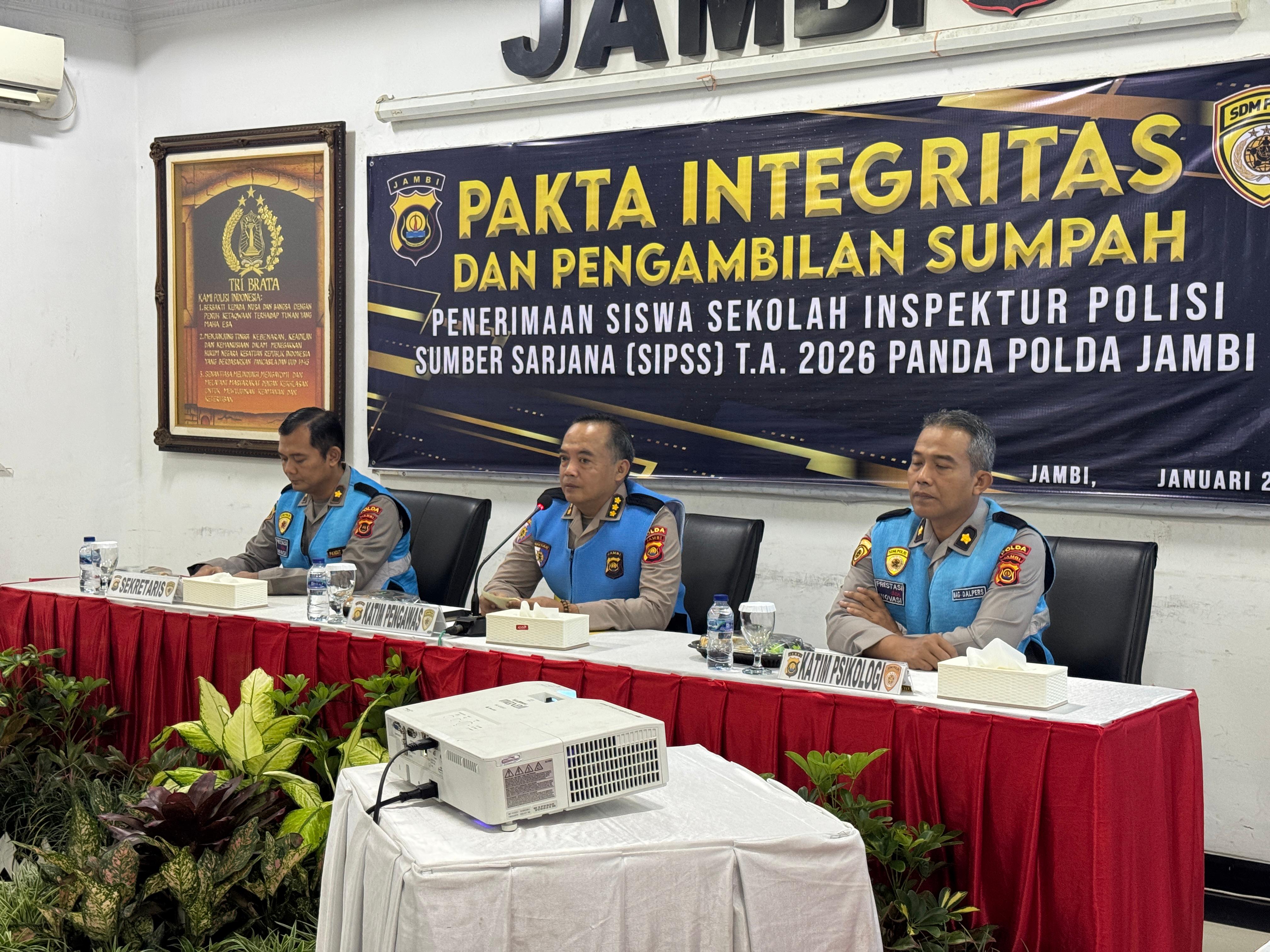 Polda Jambi Tegaskan Penerimaan SIPSS 2026 Gratis dan Transparan, Masyarakat Diminta Jangan Percaya Calo