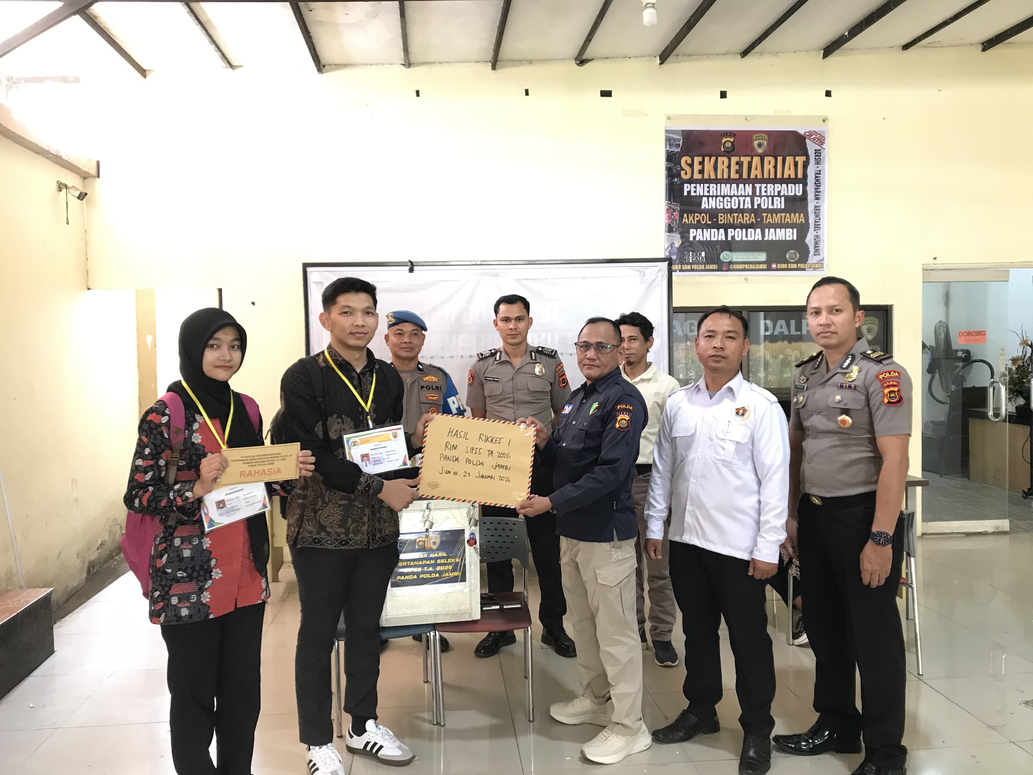 Pengawas Eksternal Pegang Kunci Hasil Seleksi SIPSS, Polda Jambi Tegaskan Transparansi Tanpa Kompromi