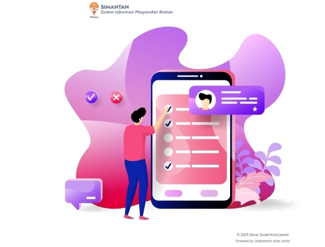 Inovasi Simantan: Dinas Sosial Kota Jambi Hadirkan Aplikasi Pendataan Masyarakat Rentan Secara Online