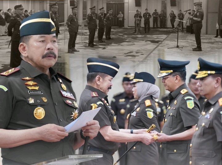 Jaksa Agung Lantik 6 Kajati Baru, Tegaskan Penguatan Institusi dan Regenerasi SDM