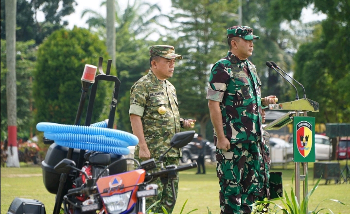 Pangdam XX/Tuanku Imam Bonjol dan Gubernur Al Haris Pimpin Apel Siaga Karhutla: Tegaskan Sinergi Semua Pihak Hadapi Ancaman Bencana