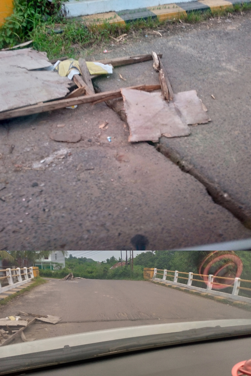 Jembatan Uzur di Jalan Sari Bakti Kota Jambi Terabaikan, Warga: Pemerintah Nunggu Korban Jiwa?